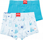 голубой/белый