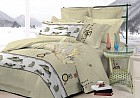 Комплект постельного белья «Чарующая ночь» (арт. c122517aa, семейный, поплин, 2 наволочки 70х70)