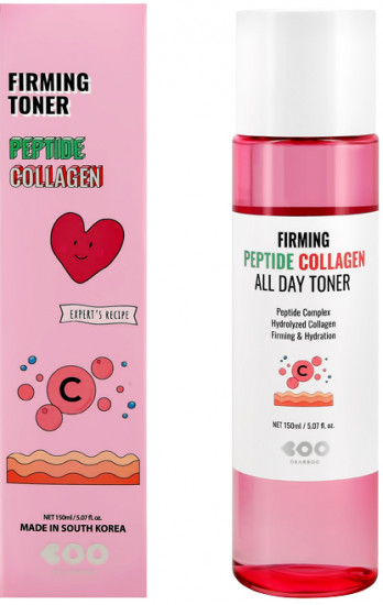 Тонер для лица с пептидами и коллагеном укрепляющий «Peptide Collagen All Day Toner»