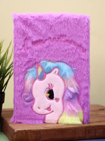 Блокнот плюшевый «Unicorn heart