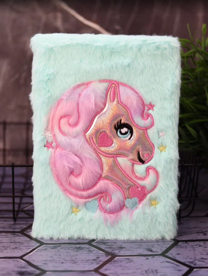 Блокнот плюшевый «Beautiful unicorn»