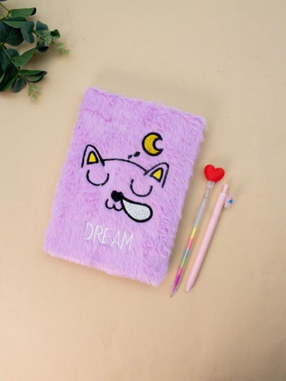 Блокнот плюшевый «Dream cat»