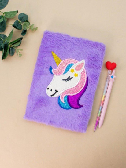 Блокнот плюшевый «Dreamy unicorn»