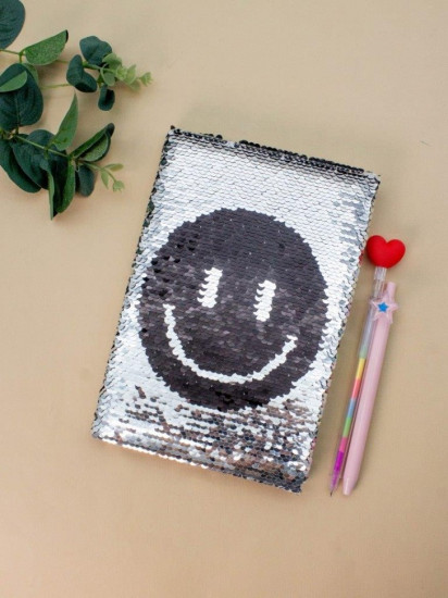 Блокнот с пайетками «Smile»