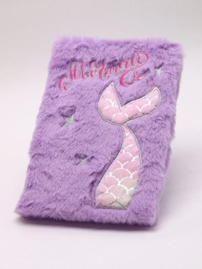 Блокнот плюшевый «Magic mermaid tail»