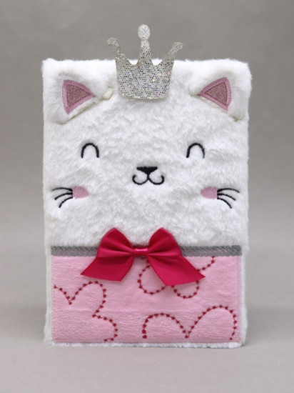 Блокнот плюшевый «Princess Meow»