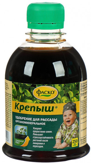 Органоминеральное удобрение для рассады «Крепыш»