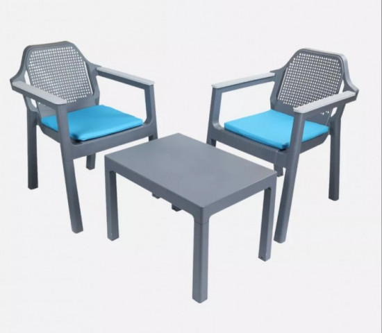 Комплект стола и кресел садовых «Easy Comfort Double»