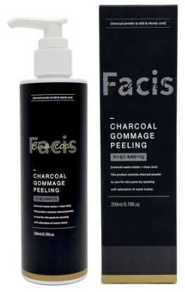 Гоммаж для лица «Facis Charcoal Gommage Peeling»
