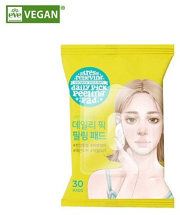 Пилинг-пэды для лица «Stress Relieving Daily Pick Peeling Pad»