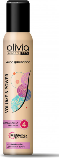 Мусс для волос экстрасильной фиксации «Volume & Power»