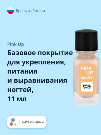 Покрытие для ногтей базовое с витаминами для укрепления, питания и выравнивания ногтей «Recover Base»