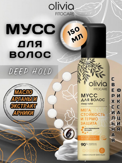 Мусс для волос cверхсильной фиксации «Мега стойкость и Термо защита»