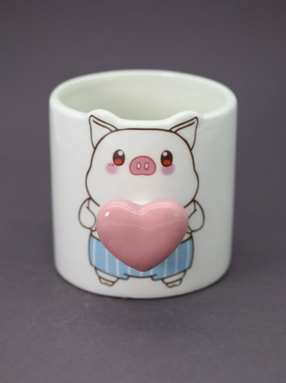 Кружка керамическая «Piglet and Love»