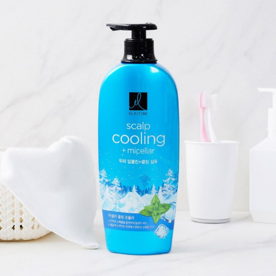 Охлаждающий мицелярный шампунь от перхоти «Scalp Cooling+Micellar Shampoo»