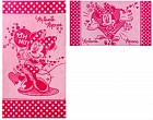 Комплект полотенец махровых пестротканых "Minnie Love" (Cleanelly, 50х90 и 70х130)