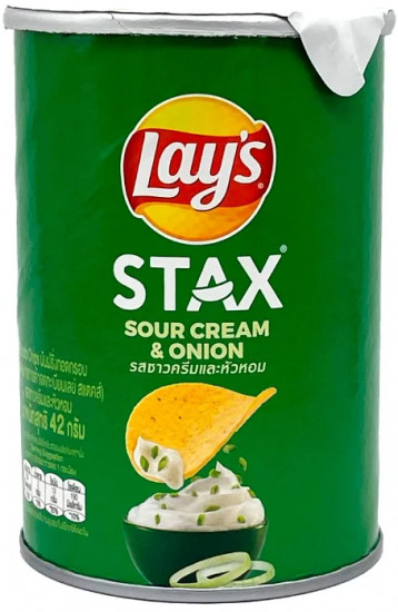 Чипсы «Stax Сметана и лук»