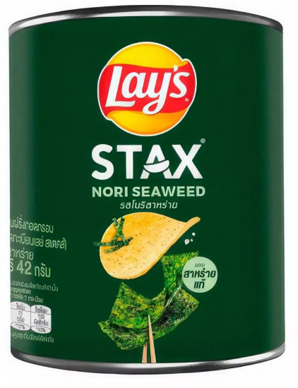 Чипсы со вкусом водорослей нори «Stax Nori Seaweed»