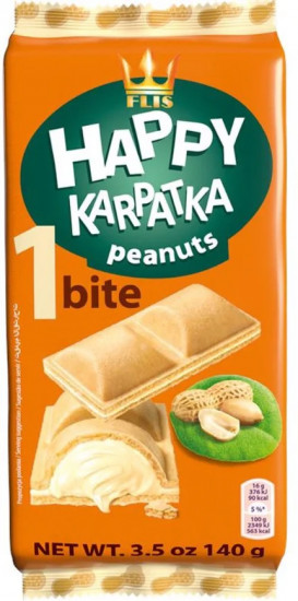 Батончик с орехом «Happy Karpatka»