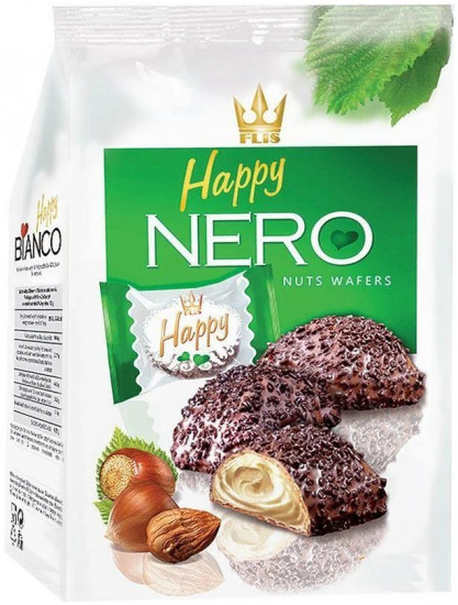 Конфеты вафельные с ореховым кремом «Happy Nero»