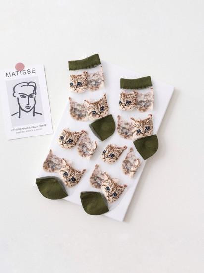 Носки женские «Cat patern»
