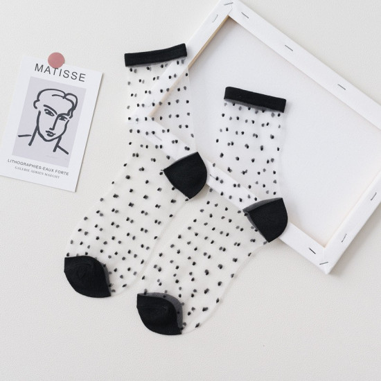 Носки женские «Transparent dots»
