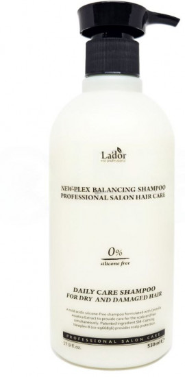 Шампунь для волос с успокаивающим эффектом бессиликоновый «Newplex Balancing Shampoo»