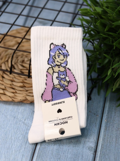 Носки женские «Cute cat Girl»