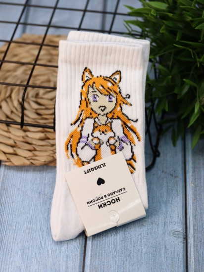 Носки женские «Love corgi girl»