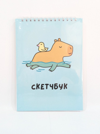 Скетчбук «Capybara and duck»