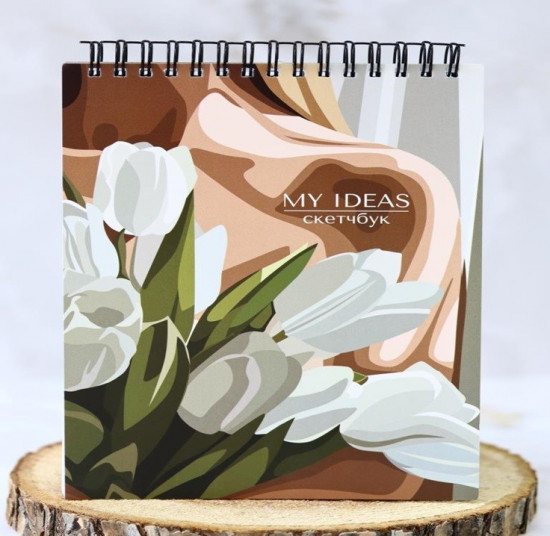 Скетчбук «Spring tulips»