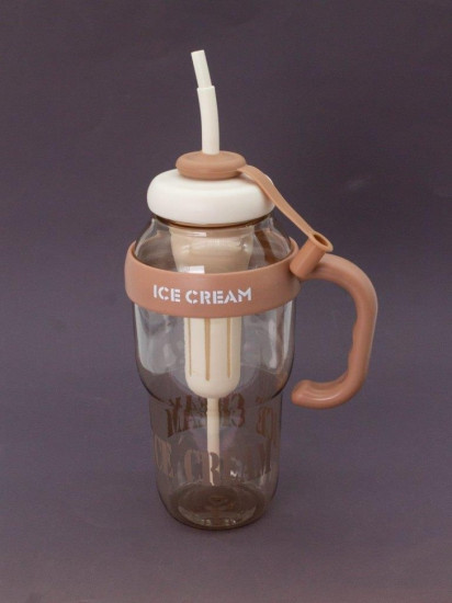 Бутылка с трубочкой «Ice cream»