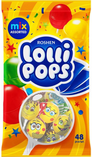 Карамель на палочке с коктейльными вкусами «LolliPops»