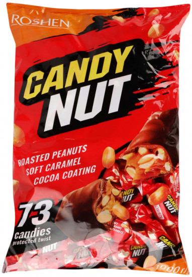 Конфеты с мягкой карамелью и арахисом «Candy Nut»
