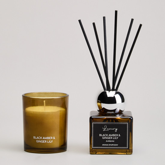Набор ароматический «Black amber & ginger lily»