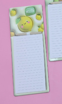 Блок для записей с карандашом магнитный «Hello lemon»