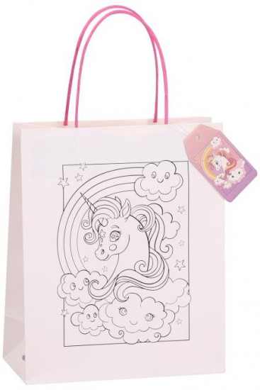 Пакет подарочный крафтовый «Coloring book»