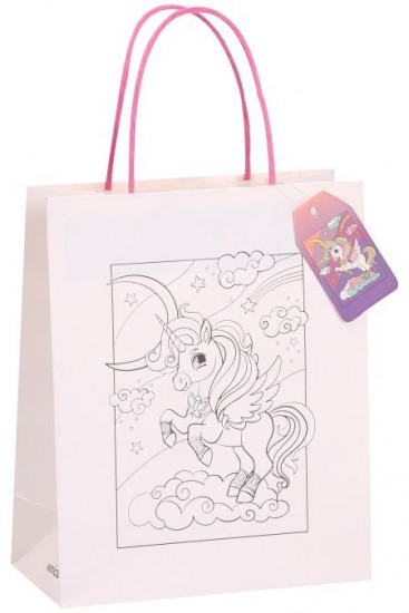 Пакет подарочный крафтовый «Coloring book»