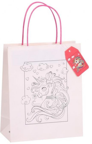Пакет подарочный крафтовый «Coloring book»
