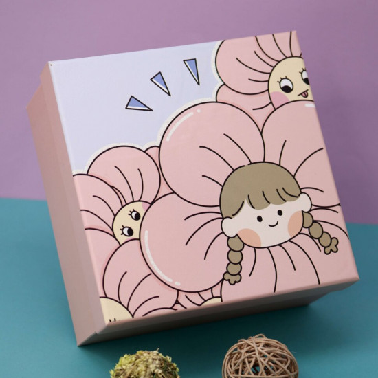 Коробка подарочная «Girl flowers»