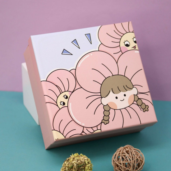 Коробка подарочная «Girl flowers»