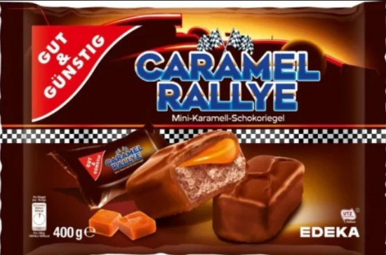 Конфеты с нугой и карамелью «Caramel Rallye»