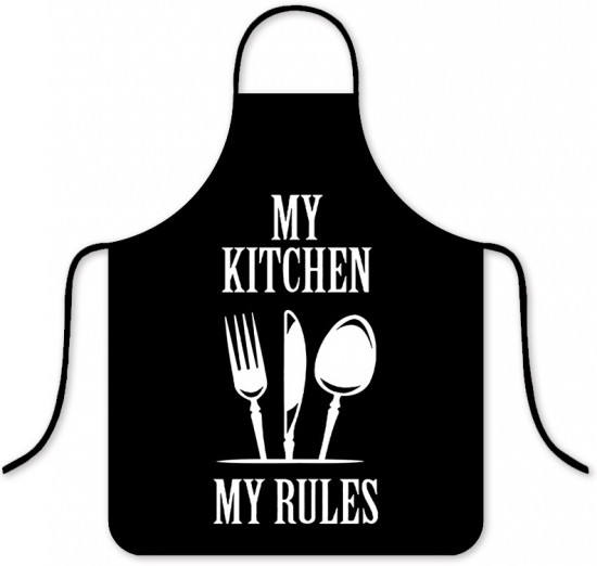 Фартук кухонный «My kitchen — my rules»