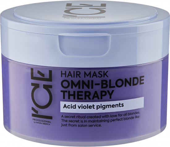Маска для светлых волос тонирующая «Omni-blonde Therapy Hair Mask»