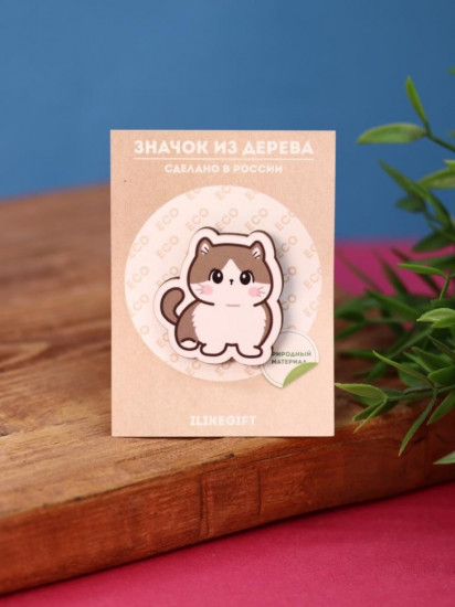 Значок «Adorable cat»