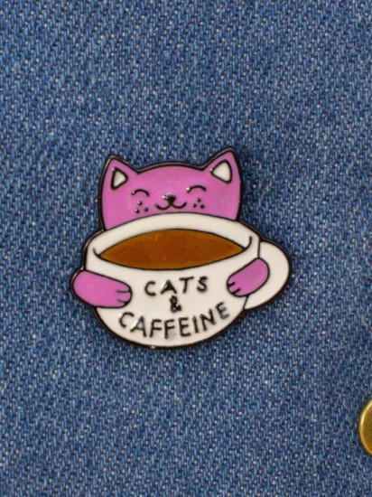 Значок »Cats caffeine»