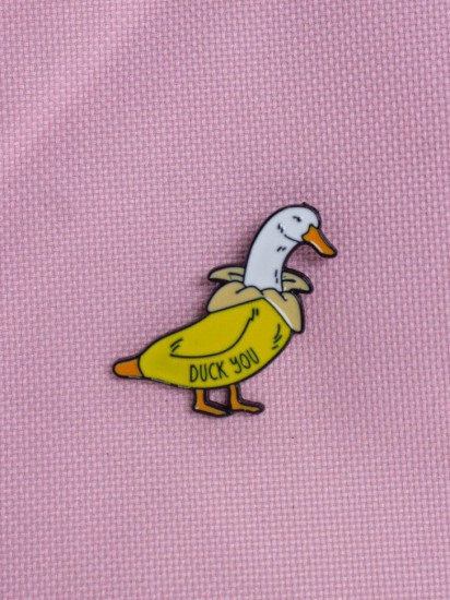 Значок «Banana duck you»