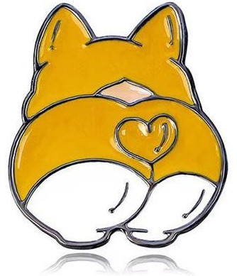 Значок «The heart shaped tail»