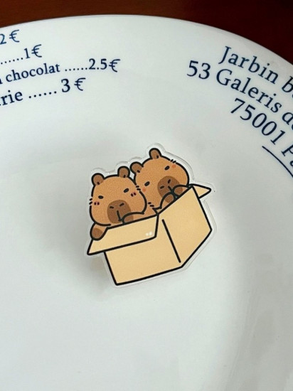 Значок «Capybaras in a Box»