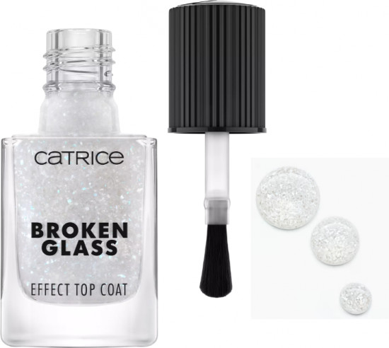 Покрытие для ногтей топовое «Broken Glass Effect Top Coat», оттенок 050 Sparkling Reflection